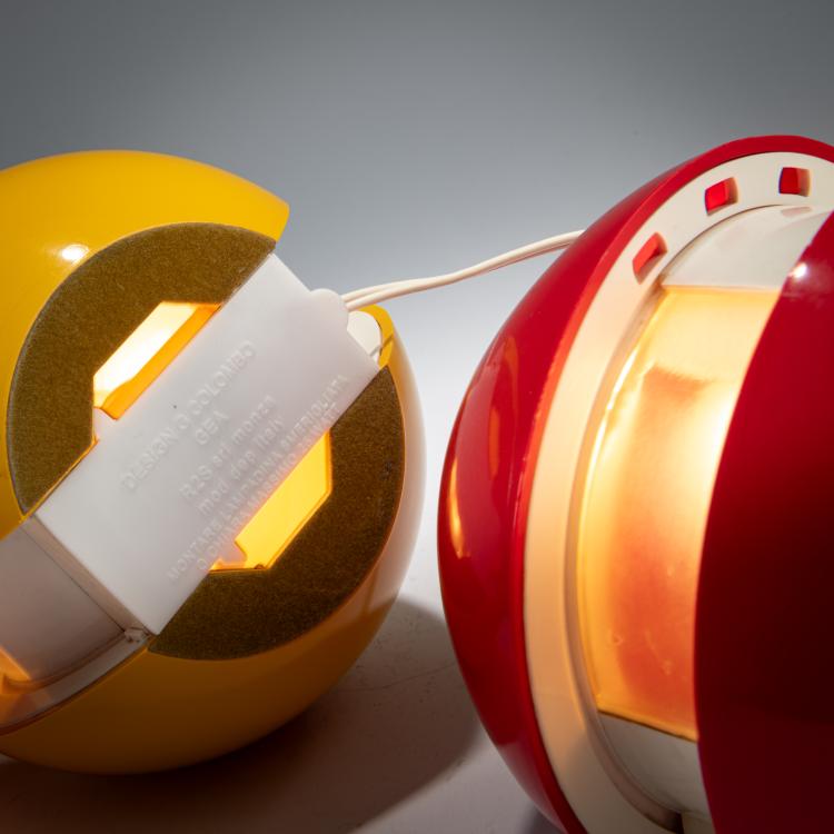 Bild 2 zu Objekt, Two 'GEA' table lights, c. 1970, Gianni Colombo, Arredoluce, Monza; R2S srl, Monza, 179A 13
