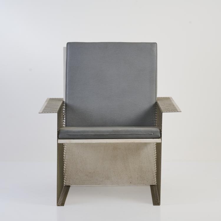 Bild 2 zu Objekt, Armchair 'Qubus', 1987, Hermann Waldenburg, Waldenburg, Hermann, Augsburg, 179A 396