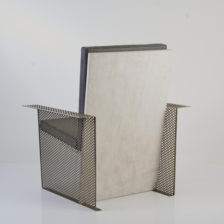 Bild 3 zu Objekt, Armchair 'Qubus', 1987, Hermann Waldenburg, Waldenburg, Hermann, Augsburg, 179A 396