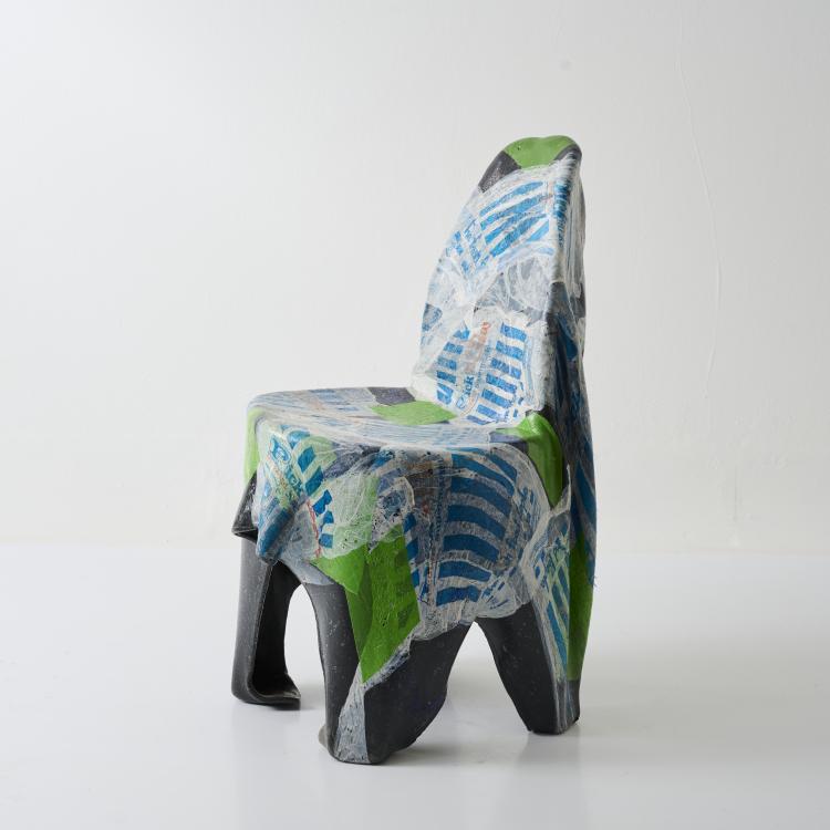 Bild 1 zu Objekt, Stuhl 'World Expo 2000 - Afrika', 2000, Beata B&auml;r,Hartmut Knell,Gerhard B&auml;r, B&auml;r + Knell, Bad Wimpfen, 179A 447