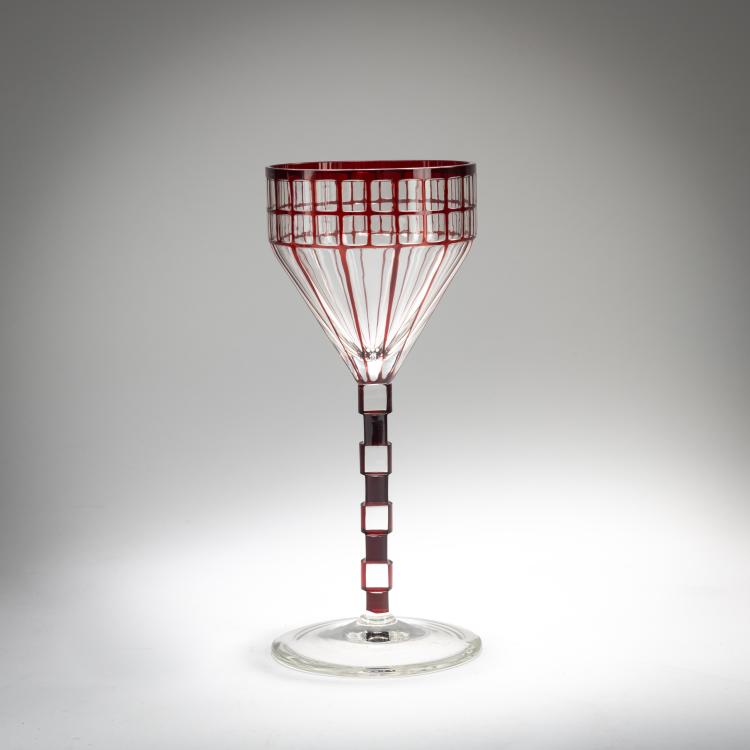 Hauptbild zu Objekt, Stem glass, c. 1908, Otto Prutscher (in the style of), Meyr's Neffe, Adolf / Adolfov, 180A 128