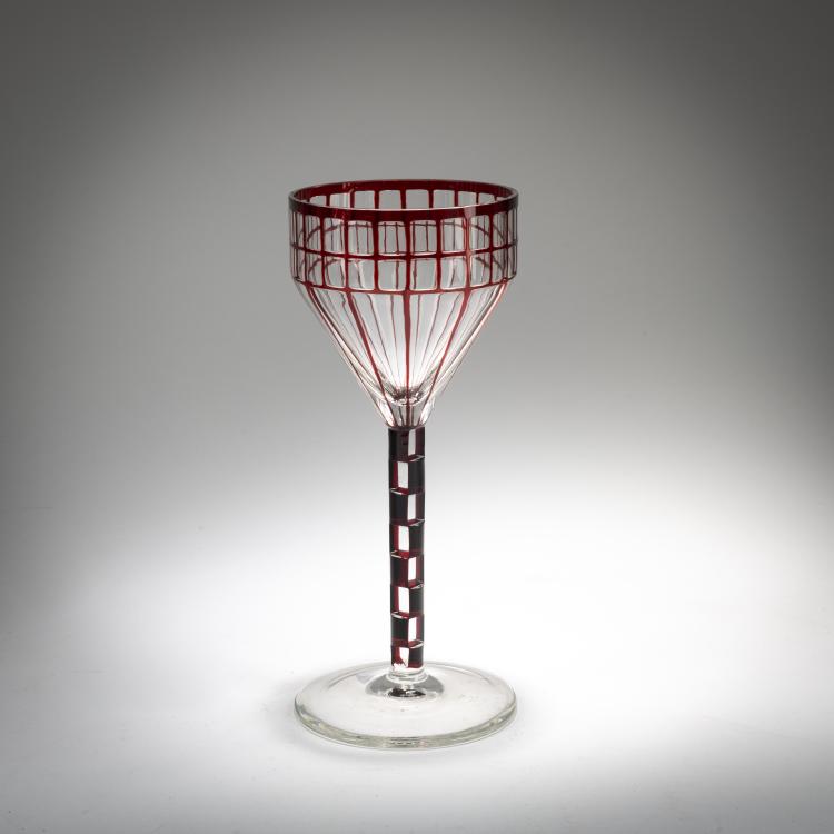 Bild 1 zu Objekt, Stem glass, c. 1908, Otto Prutscher (in the style of), Meyr's Neffe, Adolf / Adolfov, 180A 128