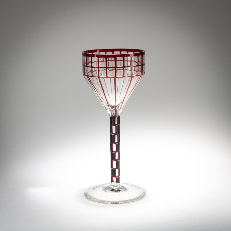 Bild 2 zu Objekt, Stem glass, c. 1908, Otto Prutscher (in the style of), Meyr's Neffe, Adolf / Adolfov, 180A 128