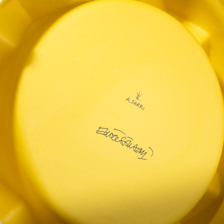 Bild 2 zu Objekt, Fruchtschale 'Camomilla' aus der Serie 'Indian Memories', 1972 (Entwurf), Ettore Sottsass, Alessio Sarri, Sesto Fiorentino, 179A 92