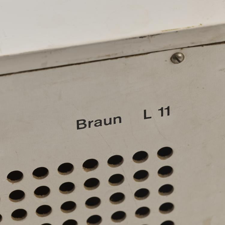 Bild 5 zu Objekt, Record player SK 61 'Snow White Coffin' and two loudspeakers 'L 11', 1962., Hans Gugelot, Braun, 179A 160