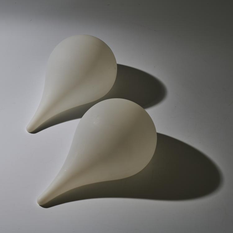 Bild 2 zu Objekt, Steh-/Deckenleuchte 'Drop-4' und zwei Wandleuchten 'Drop-3', 2000er Jahre, Hopf & Wortmann, B&uuml;ro f&uuml;r Form, M&uuml;nchen / Munich, 179A 448