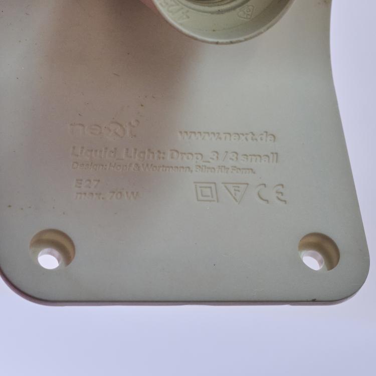 Bild 5 zu Objekt, Steh-/Deckenleuchte 'Drop-4' und zwei Wandleuchten 'Drop-3', 2000er Jahre, Hopf & Wortmann, B&uuml;ro f&uuml;r Form, M&uuml;nchen / Munich, 179A 448