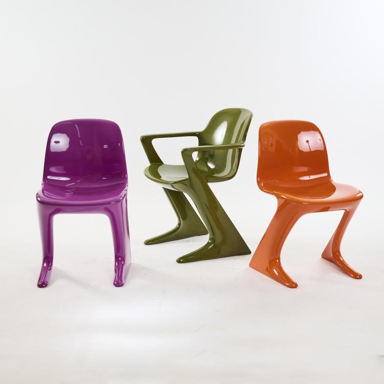 Bild 3 zu Objekt, Ten chairs 'z.stuhl', c. 1968 (design), Ernst Moeckl, Pestel, Chemnitz, um 2022, 179A 23