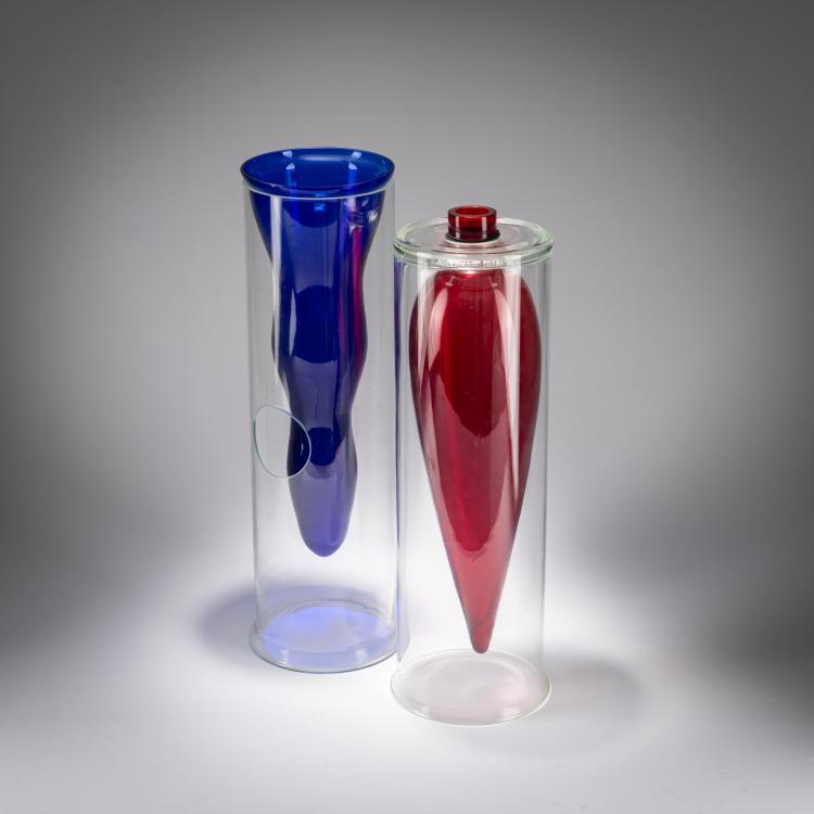 Bild 1 zu Objekt, Two vases, 1990s, Massimo Iosa Ghini, Ritzenhoff, Marsberg, 179A 114