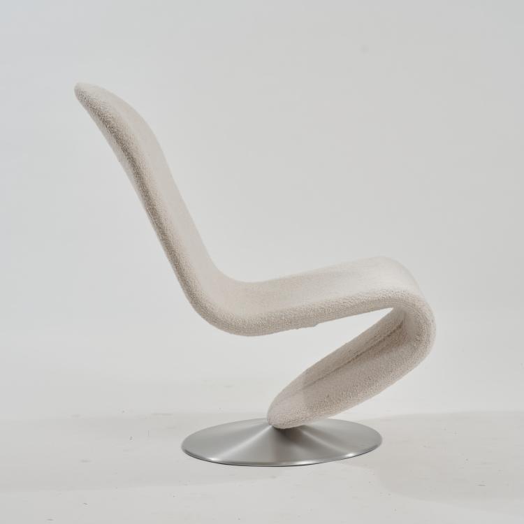 Bild 1 zu Objekt, Sessel '123', 1973/74 (Entwurf), Verner Panton, Verpan, Kopenhagen / Copenhagen, 179A 24