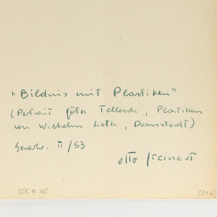 Bild 1 zu Objekt, 'Bildnis mit Plastiken', 1953, Otto Steinert, 179C 668