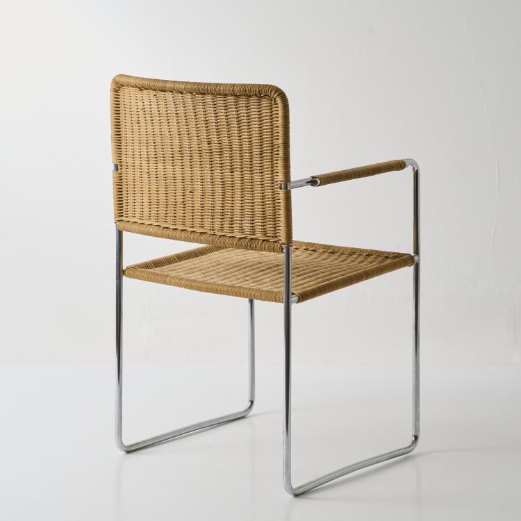 Bild 2 zu Objekt, Armlehnstuhl '1319 K', 1966, Helmut Magg, Deutsche Werkst&auml;tten, M&uuml;nchen, 179A 313