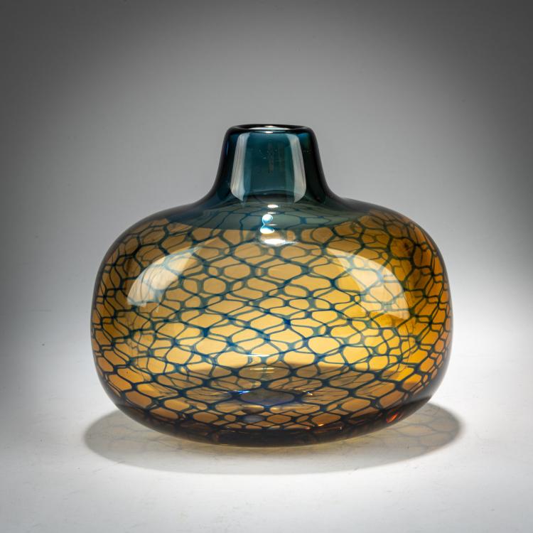 Hauptbild zu Objekt, 'Kraka' vase, 1968, Sven Palmqvist, Orrefors Glasbruk, Orrefors, 179A 112
