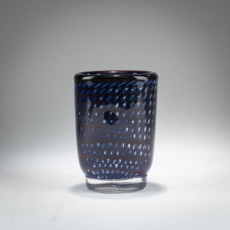 Hauptbild zu Objekt, 'Graal' vase, 1949, Edward Hald, Orrefors Glasbruk, Orrefors, 179A 110