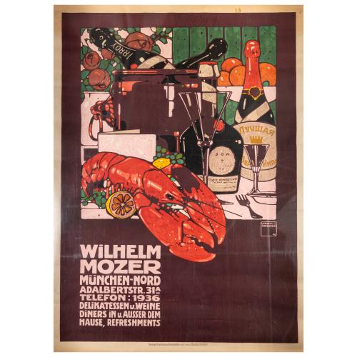 Plakat 'Wilhelm Mozer', 1909