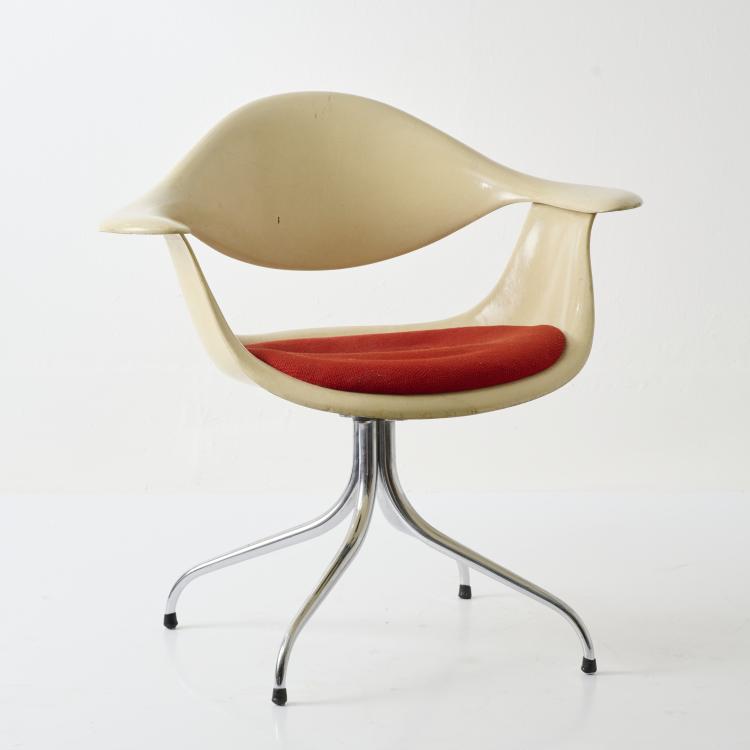 Bild 1 zu Objekt, 'DAF Swagged-Leg'-Armlehnstuhl, 1954, George Nelson, Miller, Herman, Zeeland, MI, 179A 227