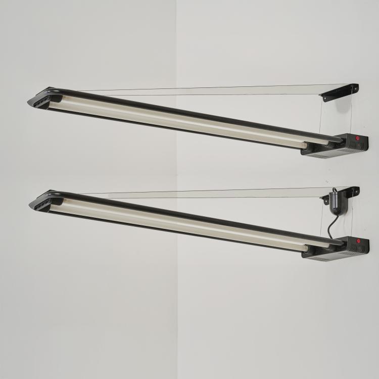 Hauptbild zu Objekt, Zwei Wandleuchten 'Neon', um 1981, Marilena Boccato,Gian Nicola Gigante,Antonio Zambusi, Zerbetto, Padua, 179A 399