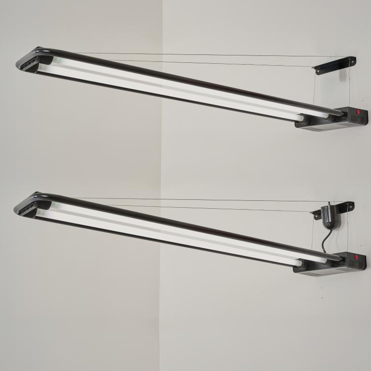 Bild 1 zu Objekt, Zwei Wandleuchten 'Neon', um 1981, Marilena Boccato,Gian Nicola Gigante,Antonio Zambusi, Zerbetto, Padua, 179A 399
