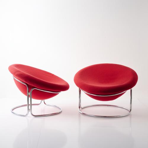 Two armchairs, c. 1968