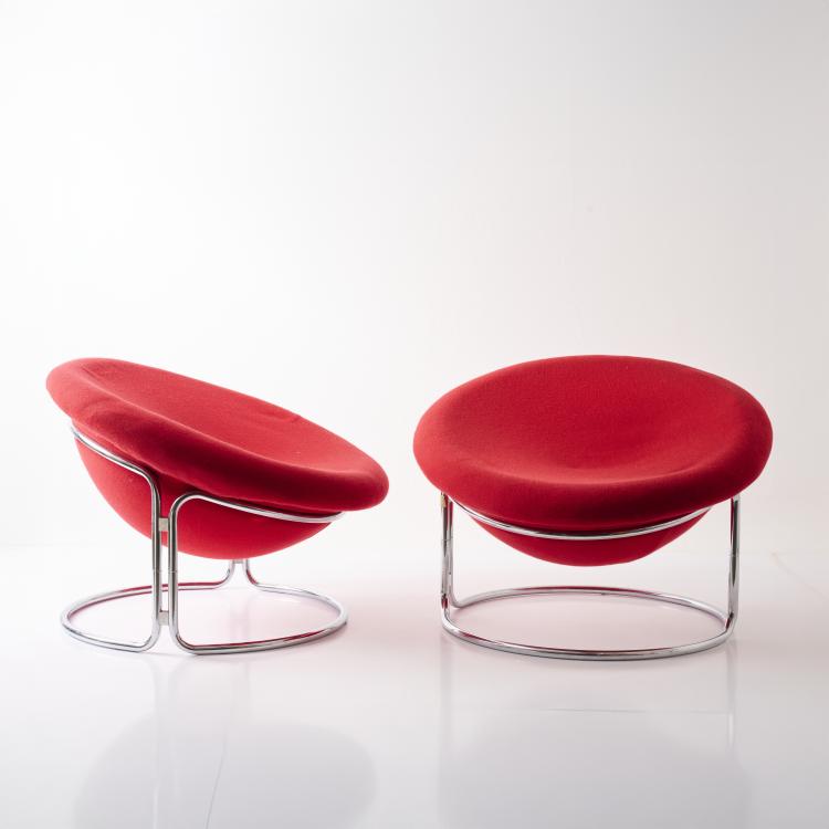 Hauptbild zu Objekt, Two armchairs, c. 1968, Luigi Colani, Kusch & Co., Hallenberg, 179A 17