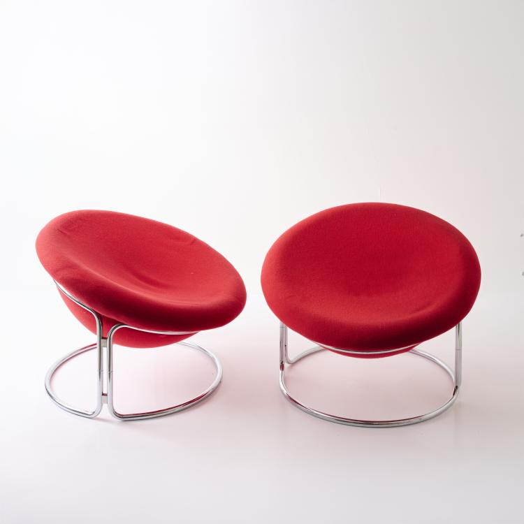 Bild 2 zu Objekt, Two armchairs, c. 1968, Luigi Colani, Kusch & Co., Hallenberg, 179A 17