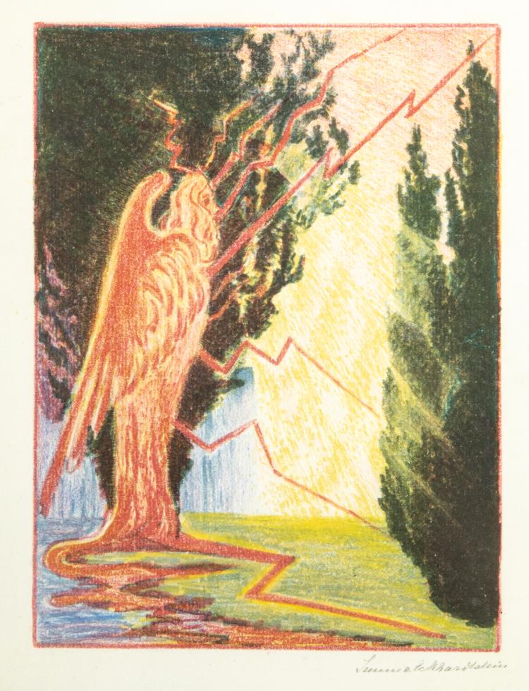 Hauptbild zu Objekt, Anthroposophical print, c. 1912, Imme Freiin von Eckhardstein, 179A 38