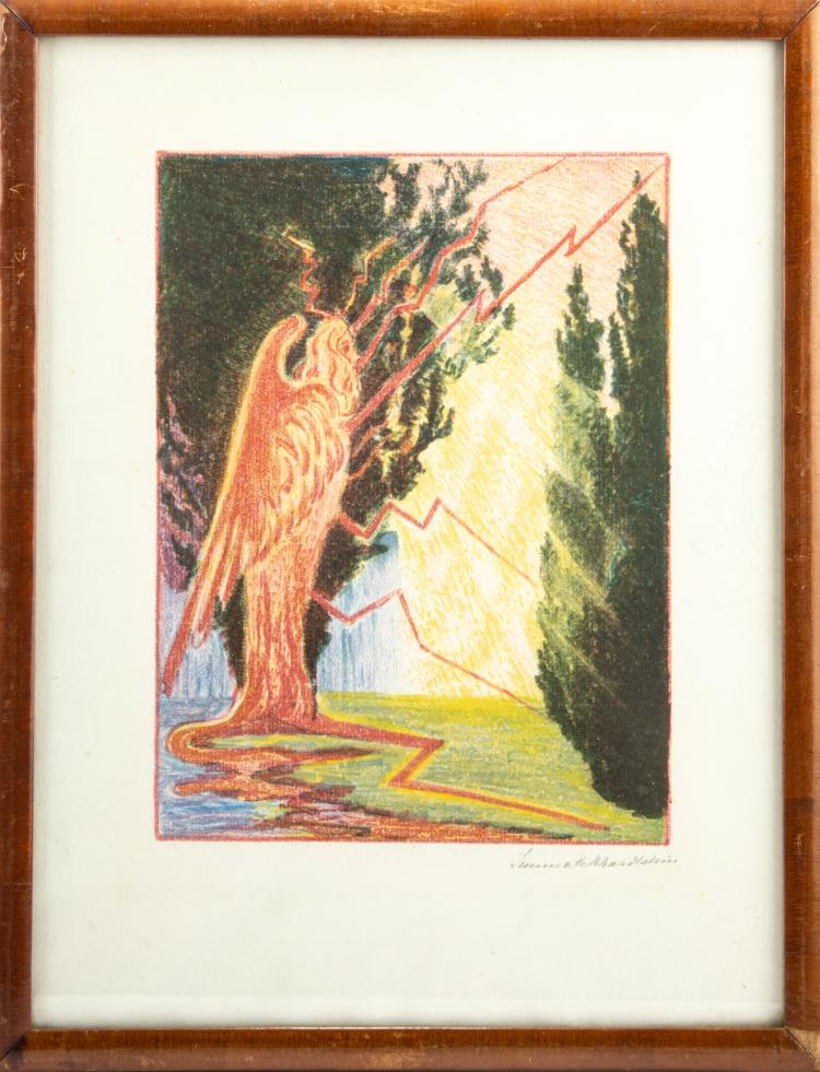 Bild 2 zu Objekt, Anthroposophical print, c. 1912, Imme Freiin von Eckhardstein, 179A 38