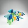 Three Olympic mascots 'Waldi', c. 1971