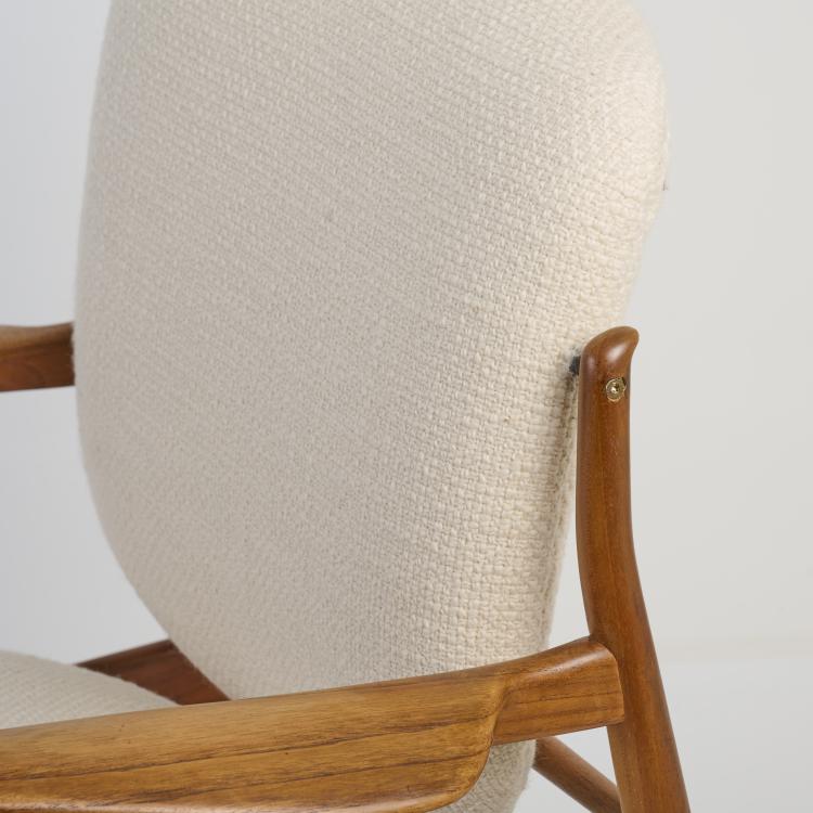 Bild 5 zu Objekt, Zwei Armlehnsessel 'FD 136', 1956 (Entwurf), Finn Juhl, France & Daverkosen, Kopenhagen / Copenhagen, 179A 214