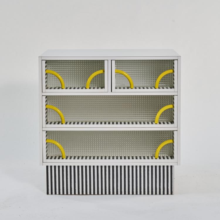 Bild 1 zu Objekt, Chest of drawers 'Atlantic', 1981 (design), Michele De Lucchi, Memphis, Mailand, 179A 380