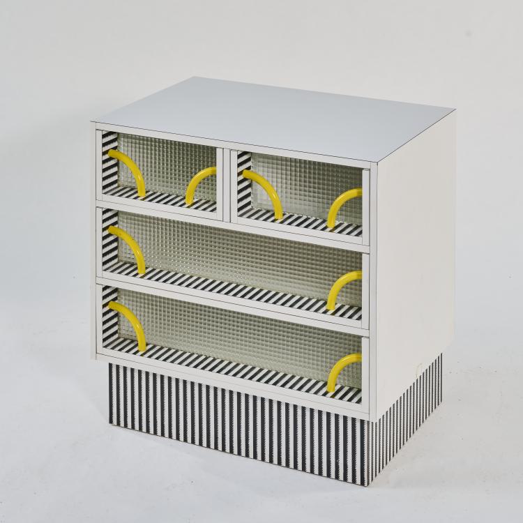 Bild 2 zu Objekt, Chest of drawers 'Atlantic', 1981 (design), Michele De Lucchi, Memphis, Mailand, 179A 380