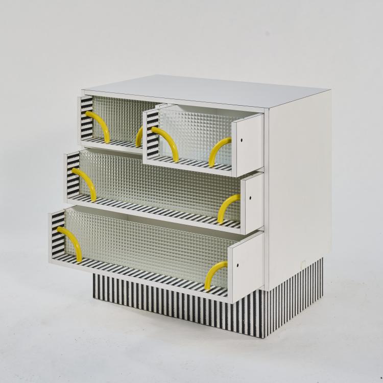 Bild 3 zu Objekt, Chest of drawers 'Atlantic', 1981 (design), Michele De Lucchi, Memphis, Mailand, 179A 380