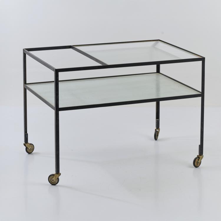 Bild 2 zu Objekt, Servierwagen, 1956, Herbert Hirche, Holz&auml;pfel, Christian, KG, Ebhausen, 179A 211