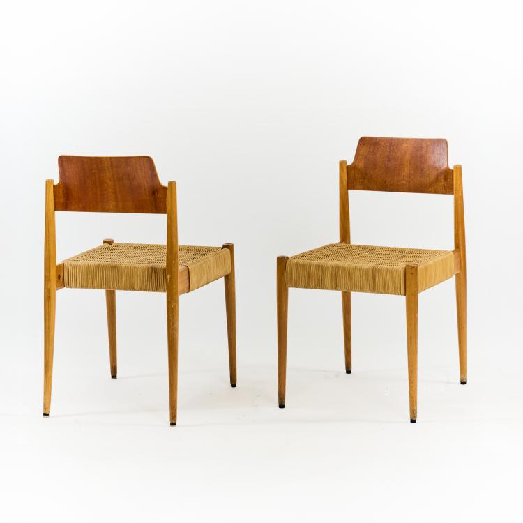 Bild 1 zu Objekt, Zwei St&uuml;hle 'SE 119', 1952/53, Egon Eiermann, Wilde & Spieth, Esslingen, 179A 206