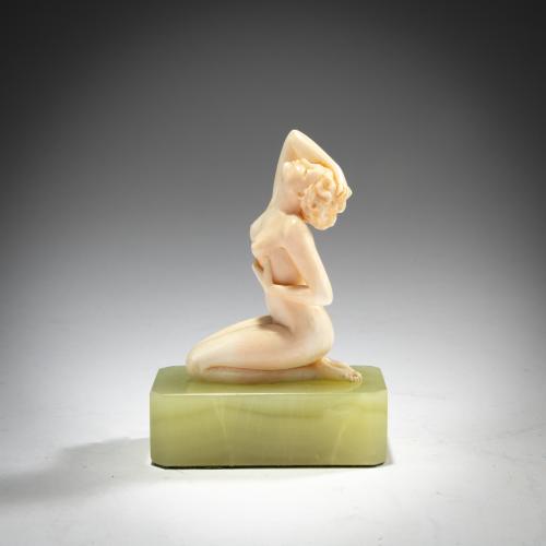 Elfenbeinfigur 'Posing', um 1925