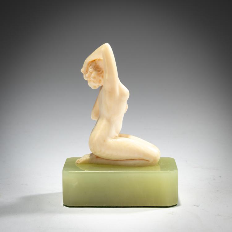 Bild 2 zu Objekt, Elfenbeinfigur 'Posing', um 1925, Ferdinand Preiss, 180A 176