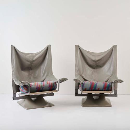 Two armchairs 'AEO', 1973 (design)