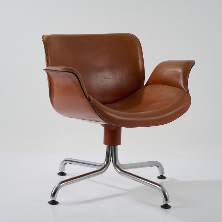 Hauptbild zu Objekt, Armlehnsessel '1401', 1977 (Entwurf), Ernst L&uuml;thy (zugeschrieben), Atelier-L, Schweiz / Switzerland, 179A 346