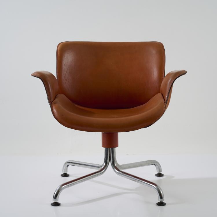 Bild 1 zu Objekt, Armlehnsessel '1401', 1977 (Entwurf), Ernst L&uuml;thy (zugeschrieben), Atelier-L, Schweiz / Switzerland, 179A 346