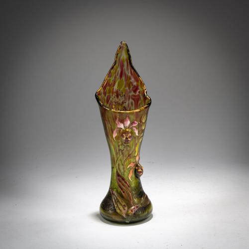 Small Vase 'Ophrys apifera and Orchis', 1890-94