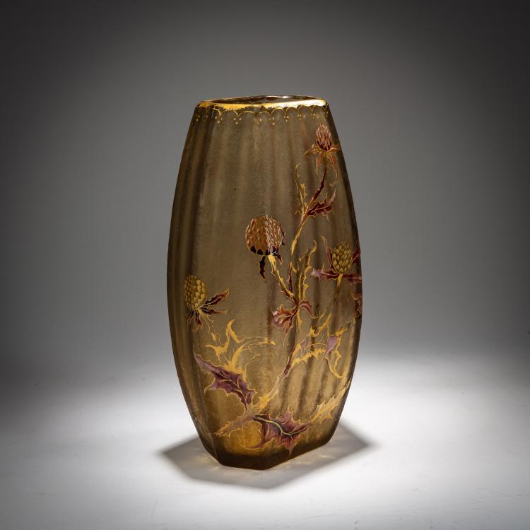 Bild 1 zu Objekt, Vase 'Chardons de Lorraine', c. 1884, Emile Gall&eacute;, Gall&eacute;, Nancy, 180A 37