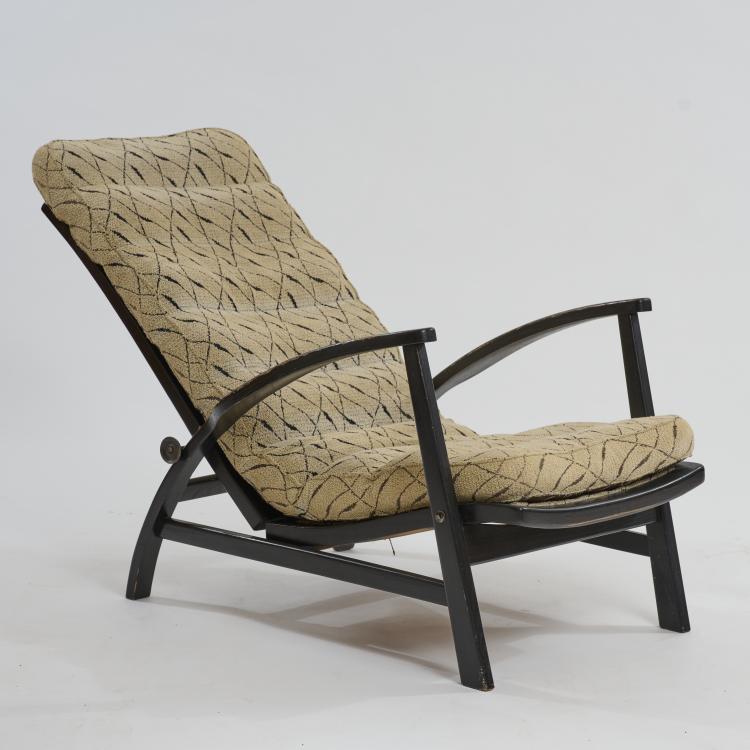 Bild 3 zu Objekt, Armlehnsessel 'Deck chair - Villa', 1930er/40er Jahre, Kooperativa F&ouml;rbundet Interi&ouml;r (KF), Stockholm, 179A 56
