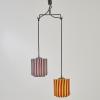 Ceiling light with two shades, 1960s