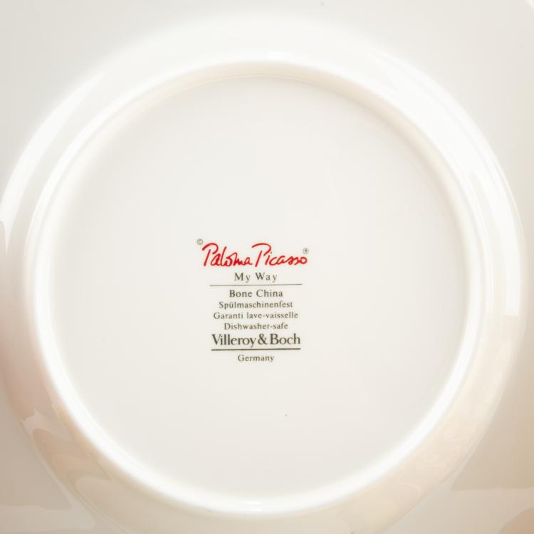 Bild 1 zu Objekt, 27-teiliges Teller- und Plattenset aus der 'My Way'-Serie, 1990er Jahre, Paloma Picasso, Villeroy & Boch, Mettlach, 179A 153