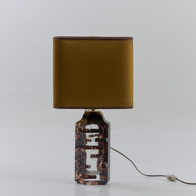 Hauptbild zu Objekt, Tischleuchte 'Argos', 1970er Jahre, C&eacute;sar Baldaccini (C&eacute;sar), Daum Fr&egrave;res, Nancy, 179A 329