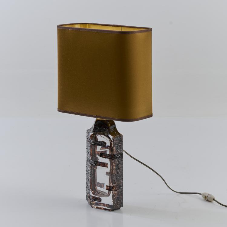 Bild 1 zu Objekt, Tischleuchte 'Argos', 1970er Jahre, C&eacute;sar Baldaccini (C&eacute;sar), Daum Fr&egrave;res, Nancy, 179A 329