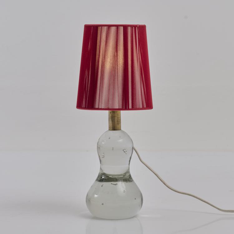 Hauptbild zu Objekt, Tischleuchte, 1940er Jahre, Josef Frank (zugeschrieben), Svenkst Tenn, Stockholm (zugeschrieben) oder Reimyre Glas,, 179A 45