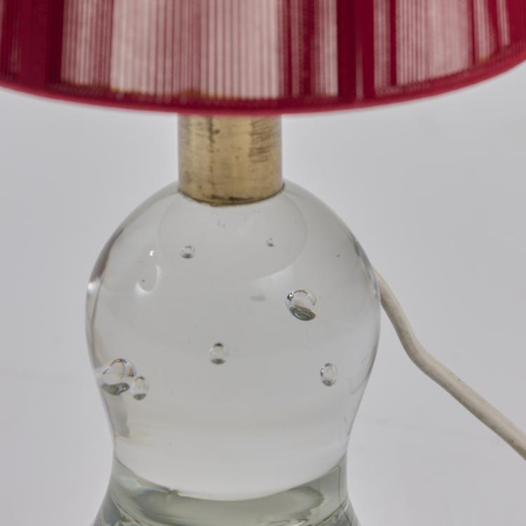 Bild 1 zu Objekt, Tischleuchte, 1940er Jahre, Josef Frank (zugeschrieben), Svenkst Tenn, Stockholm (zugeschrieben) oder Reimyre Glas,, 179A 45