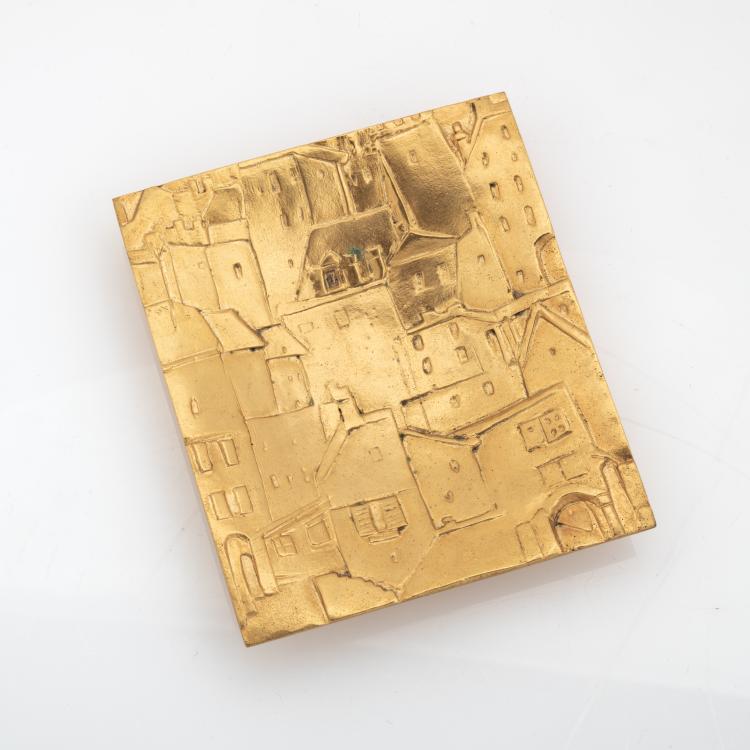 Hauptbild zu Objekt, 'La ville &agrave; la campagne' valet tray, 1950s, Line Vautrin, 180C 702