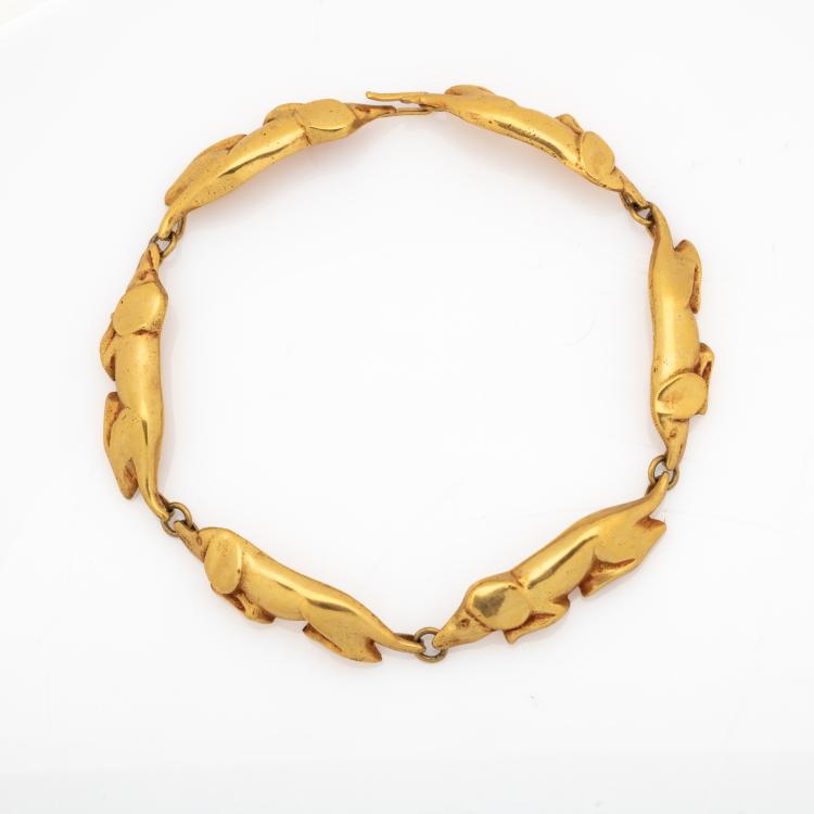 Hauptbild zu Objekt, Necklace 'Basset', 1950s, Line Vautrin, 180C 703